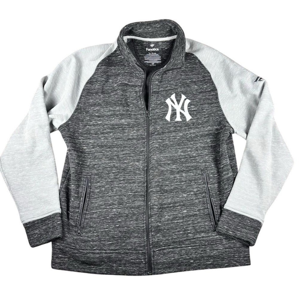 Fanatics New York Yankees Men's Varsity Jacket Black XL Full-Zip